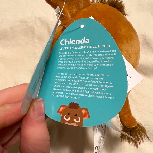 5" Chienda mammoth Squishmallow - Picture 2 of 3
